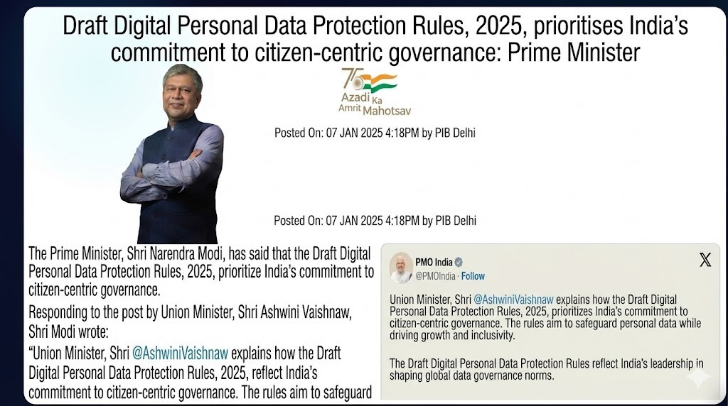 Prime Minister on Digital Personal Data Protection Rules